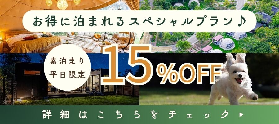平日限定15%OFF